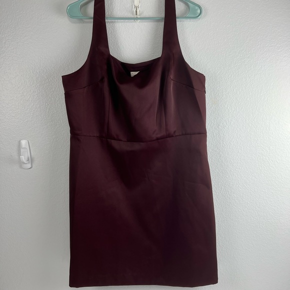 a new day Burgundy Mini Dress - Picture 1 of 7